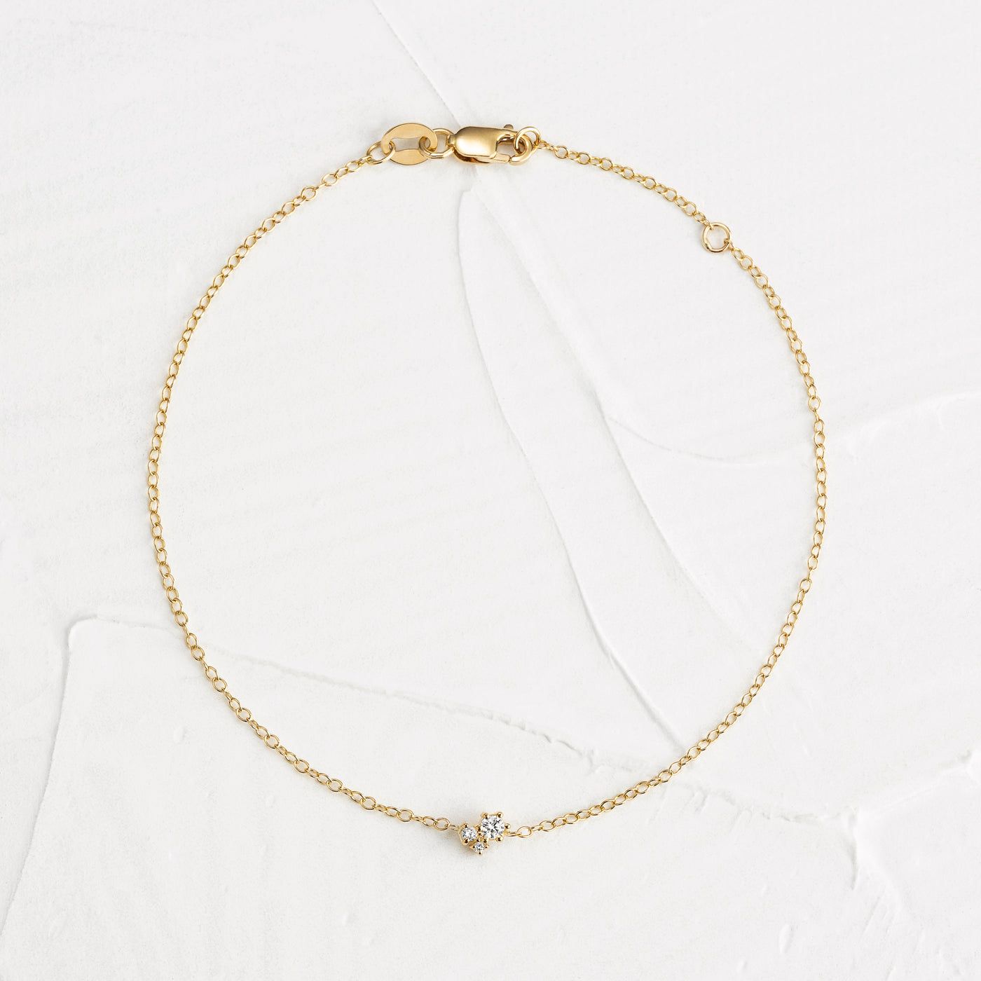 Luna Diamond Cluster Bracelet