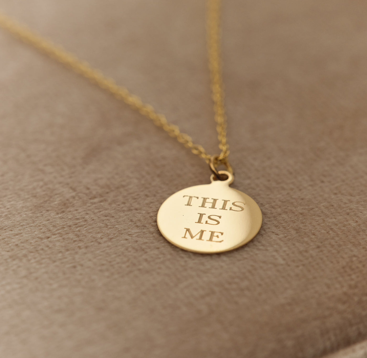 Ella 14K Gold Personalized Necklace