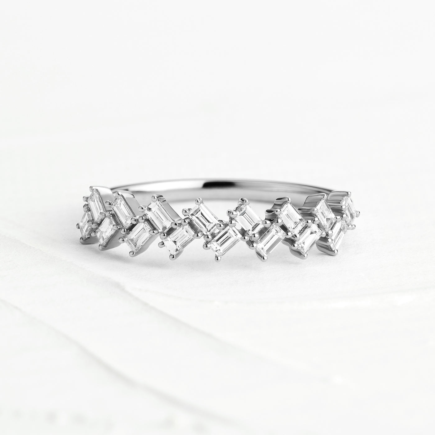 Lea Half Eternity Diamond Band