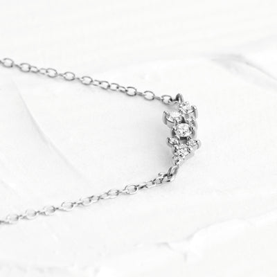 Olivia Diamond Cluster Necklace