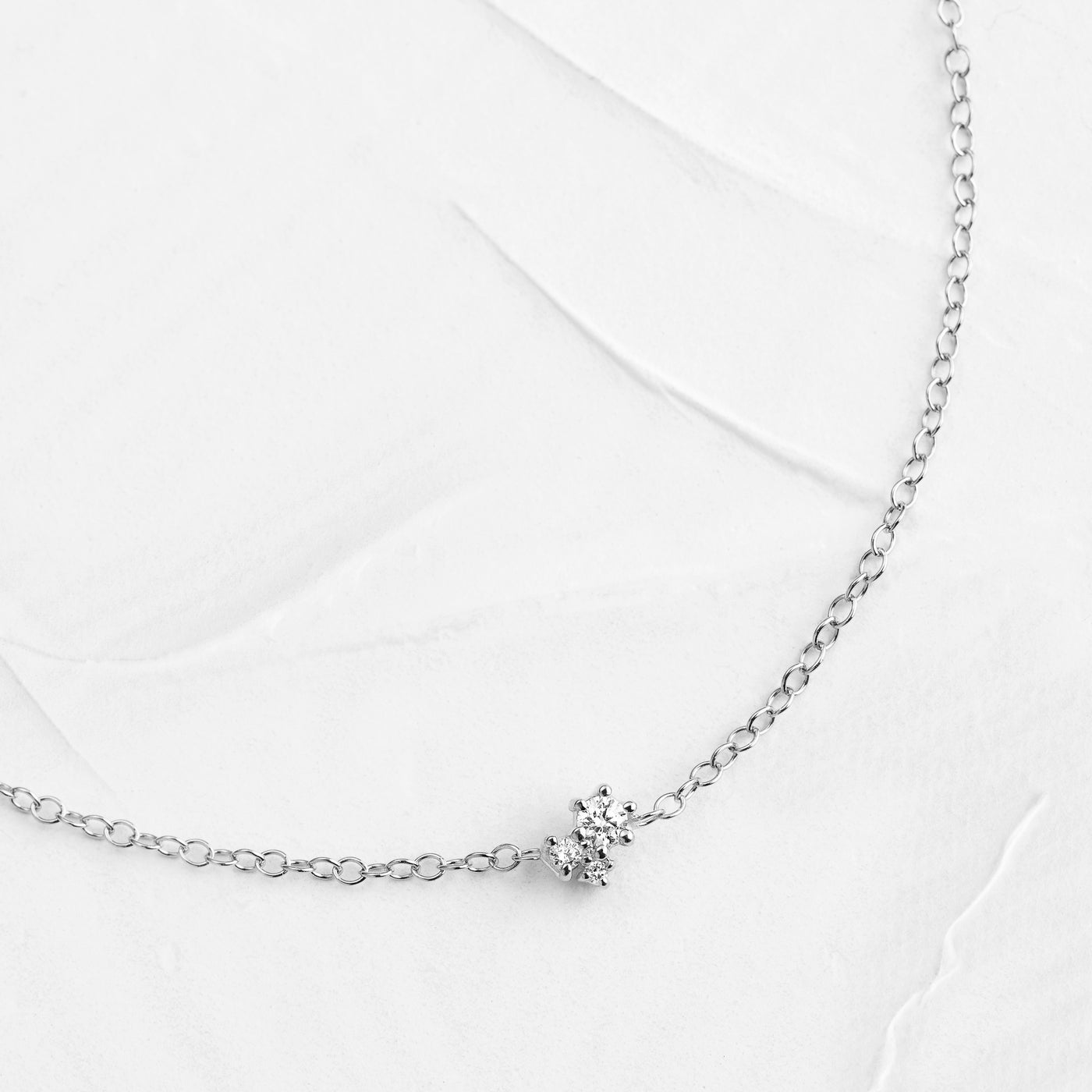 Luna Diamond Cluster Bracelet