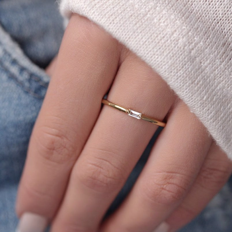 Single baguette diamond Clearance