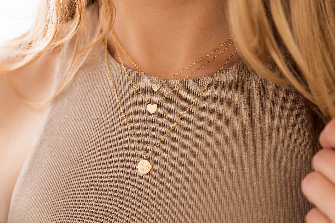 14K Solid Gold Meaningful Sweetheart Necklace
